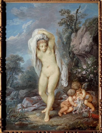 The bath of Venus Painting av Jacques Charlier (1720-1790) av Jacques Charlier