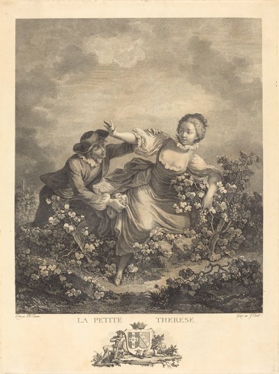 Lille Therese av Jacques Couché after Jacques Philippe Caresme