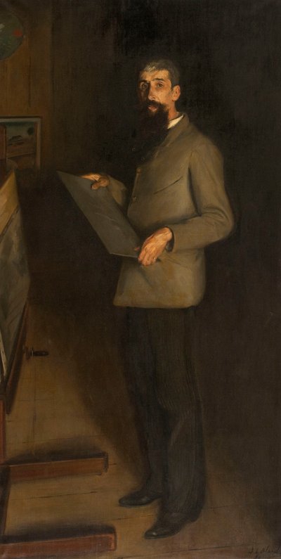 Portrett av Henri Guérard, 1889. av Jacques Emile Blanche