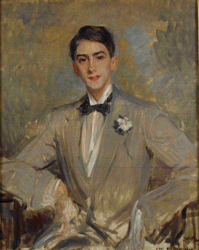 Portrett av Jean Cocteau 1889-1963, 1912. av Jacques Emile Blanche