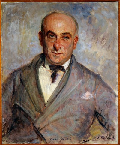 Portrett av Max Jacob (1876-1944) Fransk poet Maleri av Jacques Emile (Jacques-Emile) Blanche (1861-1942) av Jacques Emile Blanche