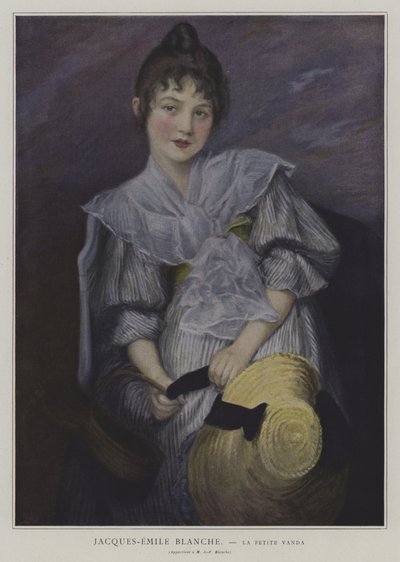 La Petite Vanda av Jacques-Emile after Blanche