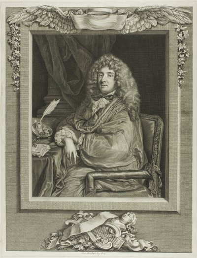 Moliere av Jacques Firmin Beauvarlet
