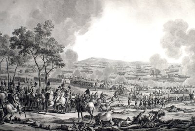 Slaget ved Wagram, 17. juli av Jacques Francois Joseph (after) Swebach