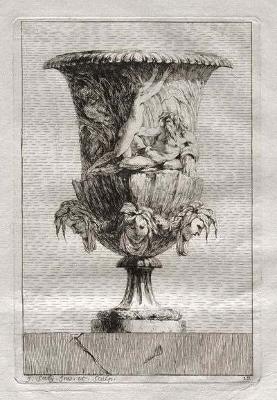 Vasesett: Tavle 17 av Jacques François Saly