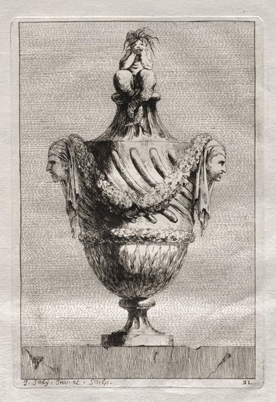 Vasesett: Tavle 21 av Jacques François Saly