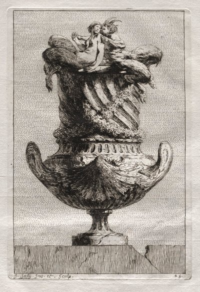 Vasesett: Tavle 25 av Jacques François Saly