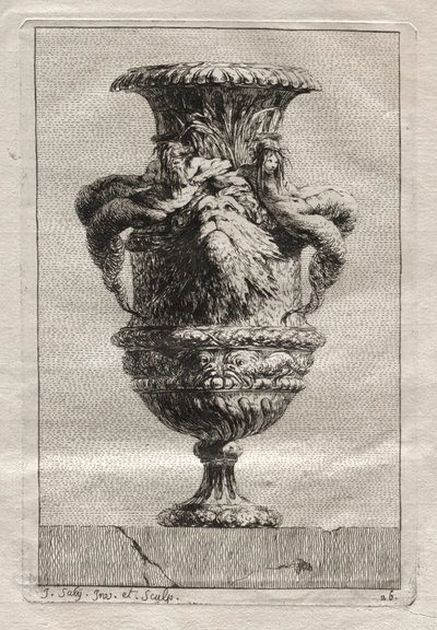 Vasesett: Tavle 26 av Jacques François Saly