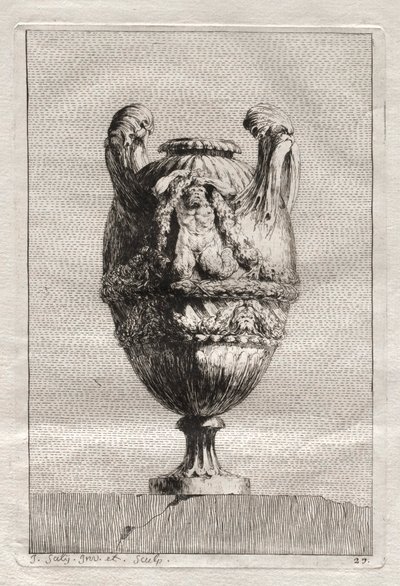 Vasesett: Tavle 27 av Jacques François Saly