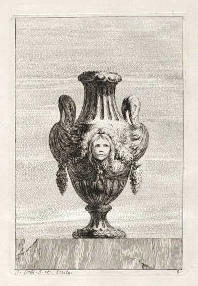 Vasesett: Tavle 8 av Jacques François Saly