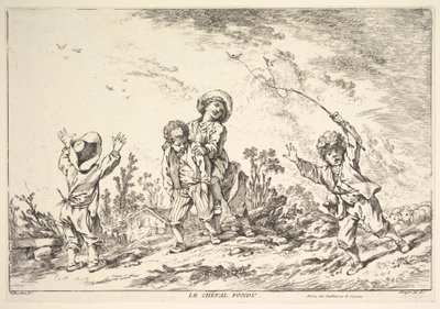 Leapfrog, midten til slutten av 1700-tallet. av Jacques Gabriel Huquier