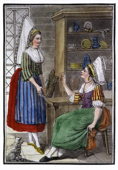 Bondekvinner i Normandie av Jacques Grasset de Saint-Sauveur
