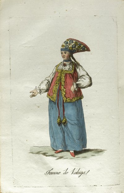 En jomfru fra Kaluga i festkjole av Jacques Grasset de Saint-Sauveur