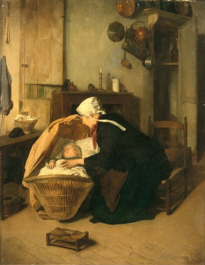 Den unge mor av Jacques Gustave Hamelin