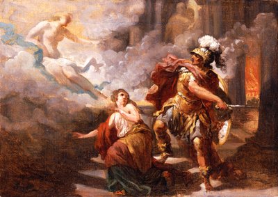 Helen reddet av Venus fra Aeneas