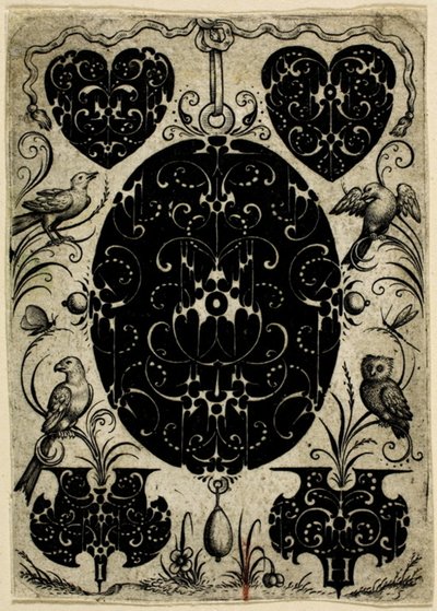 Ornamental plate V av Jacques Hurtu