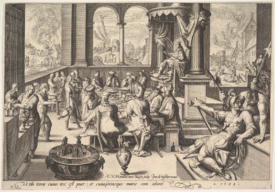 Allegory of the Government of a Childish King, 1588. av Jacques II de Gheyn