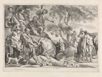 Hercules en Cacus av Jacques Jordaens
