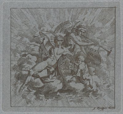Allegorisk komposisjon om Felix Meritis av Jacques Kuyper
