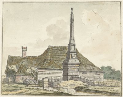Milepælen eller forbudspolen ved Halfweg av Jacques Kuyper