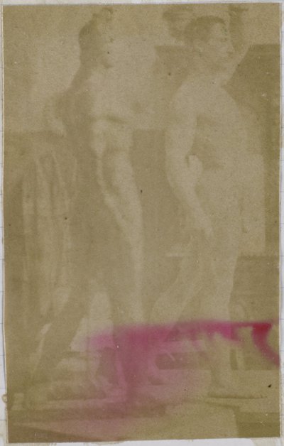 Studie av en mannlig nakenmodell, stående og sett fra siden, i studioet til Jacques de Lalaing av Jacques Lalaing (attributed to)