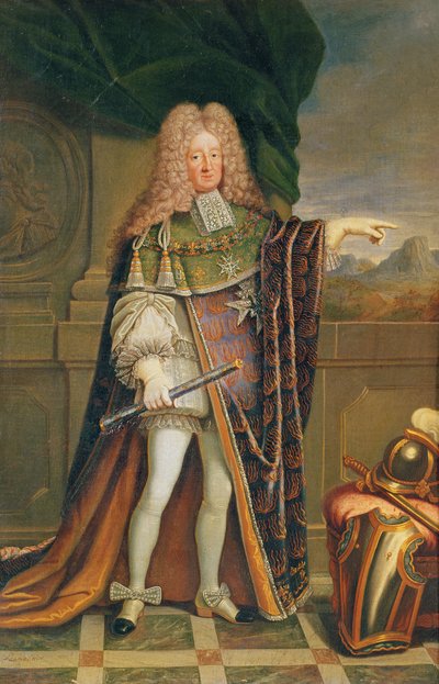 Portrett av Rene de Froulay, greve av Tesse, ca. 1703 (olje på lerret) av Jacques Laumosnier