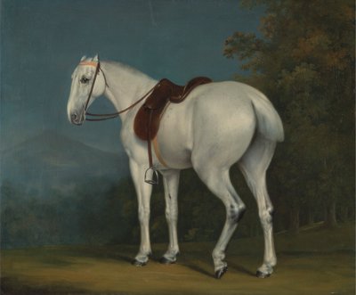 En dames grå jeger av Jacques Laurent Agasse
