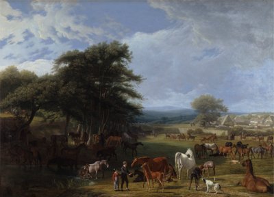 Lord Rivers Stud Farm, Stratfield Saye av Jacques Laurent Agasse