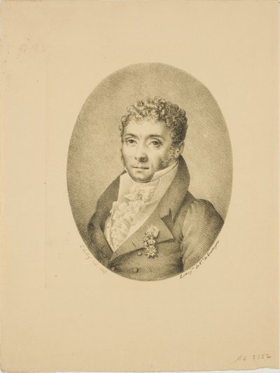 Portrett av en mann av Jacques Louis Constant Le Cerf