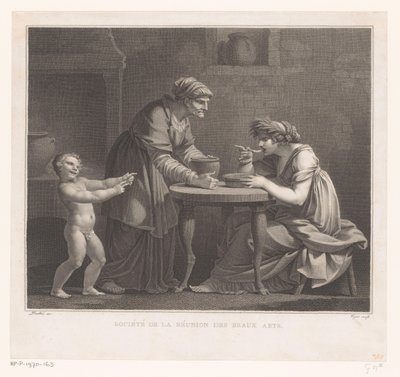 Hån av Ceres La Vengeance de Ceres av Jacques Louis Copia