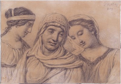 Tre kvinner av Jacques Louis David