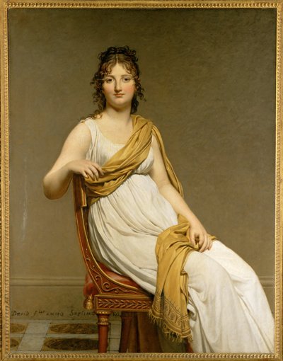Henriette Verniac, født Henriette Delacroix, søster av Eugene … av Jacques Louis David