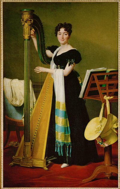 Juliette de Villeneuve, niese av dronning Julie, kone til Joseph Bonaparte … av Jacques Louis David
