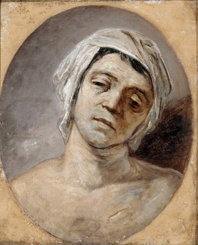 Marat myrdet, ca 1794. av Jacques Louis David