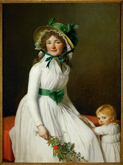 Fru Seriziat og sønnen hennes … av Jacques Louis David