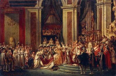 Napoleon kronet Josephine av Jacques Louis David