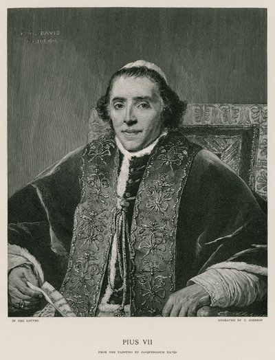 Pave Pius VII av Jacques Louis David