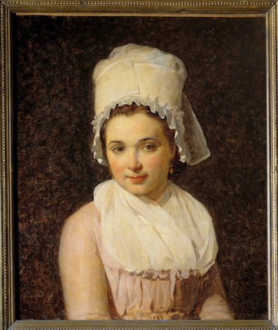 Portrett av Catherine Marie Tallard (1772-1825) kone til Francois Lamy, borgermester i Sougeres i Yonne-maleriet av Jacques Louis David (1748-1825) 1795 Søn. 0,64x0,54 m - Portrett av Catherine Marie Tallard (1772-1825), kone til Francois Lamy, borgermeste av Jacques Louis David