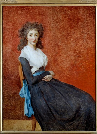 Portrett av Madame Charles Louis Trudaine (1769-1802) Maleri av Jacques Louis David (1748-1825) Søn. 1,30 x 0,98 m av Jacques Louis David