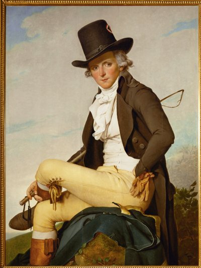 Portrett av Pierre Seriziat … av Jacques Louis David
