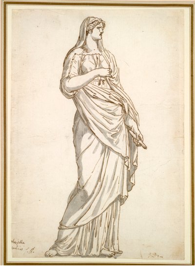 Study of the Sabine Statue from the Villa Medici   1311098   no       norwegian Successfully Translated  Original: Speculum Romanae Magnificentiae: Interior of the Lateran, 16th century., 16th century. Translat: Speculum Romanae Magnificentiae: Interior of av Jacques Louis David