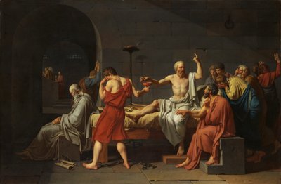 Sokrates død av Jacques Louis David