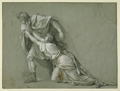 Marcus Attilius Regulus#39; avgang til Kartago av Jacques Louis David