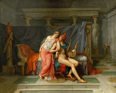 The Loves of Helen og Paris av Jacques Louis David