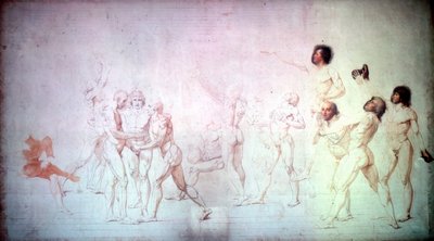 The Oath in the Tennis Court, 1791. av Jacques Louis David