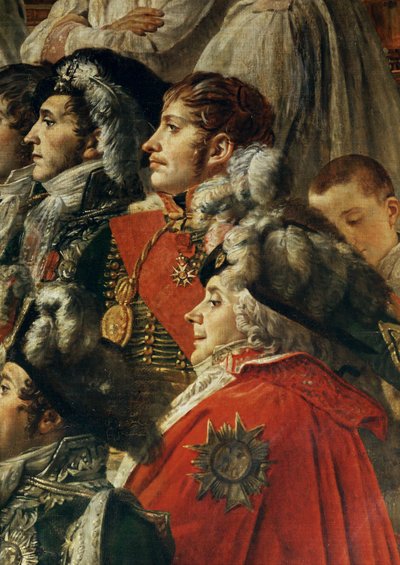Kroningen av Napoleon I av pave Pius VII i katedralen Notre-Dame i Paris … av Jacques Louis David