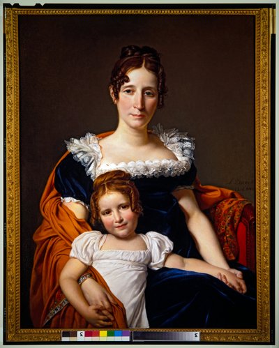 Viscountess Vilain XIII og datteren hennes av Jacques Louis David