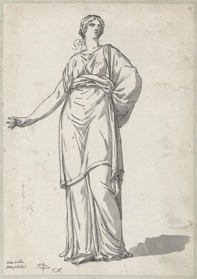 Kvinne fra Villa Pamphili av Jacques Louis David