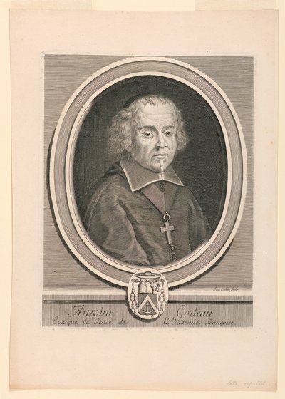Portrett av Antoine Godeau (1605-1672) av Jacques Lubin