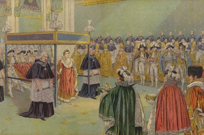 Gaver gitt til Napoleon Bonaparte ved kroningen hans i Paris av Jacques Marie Gaston Onfray de Breville (Job)